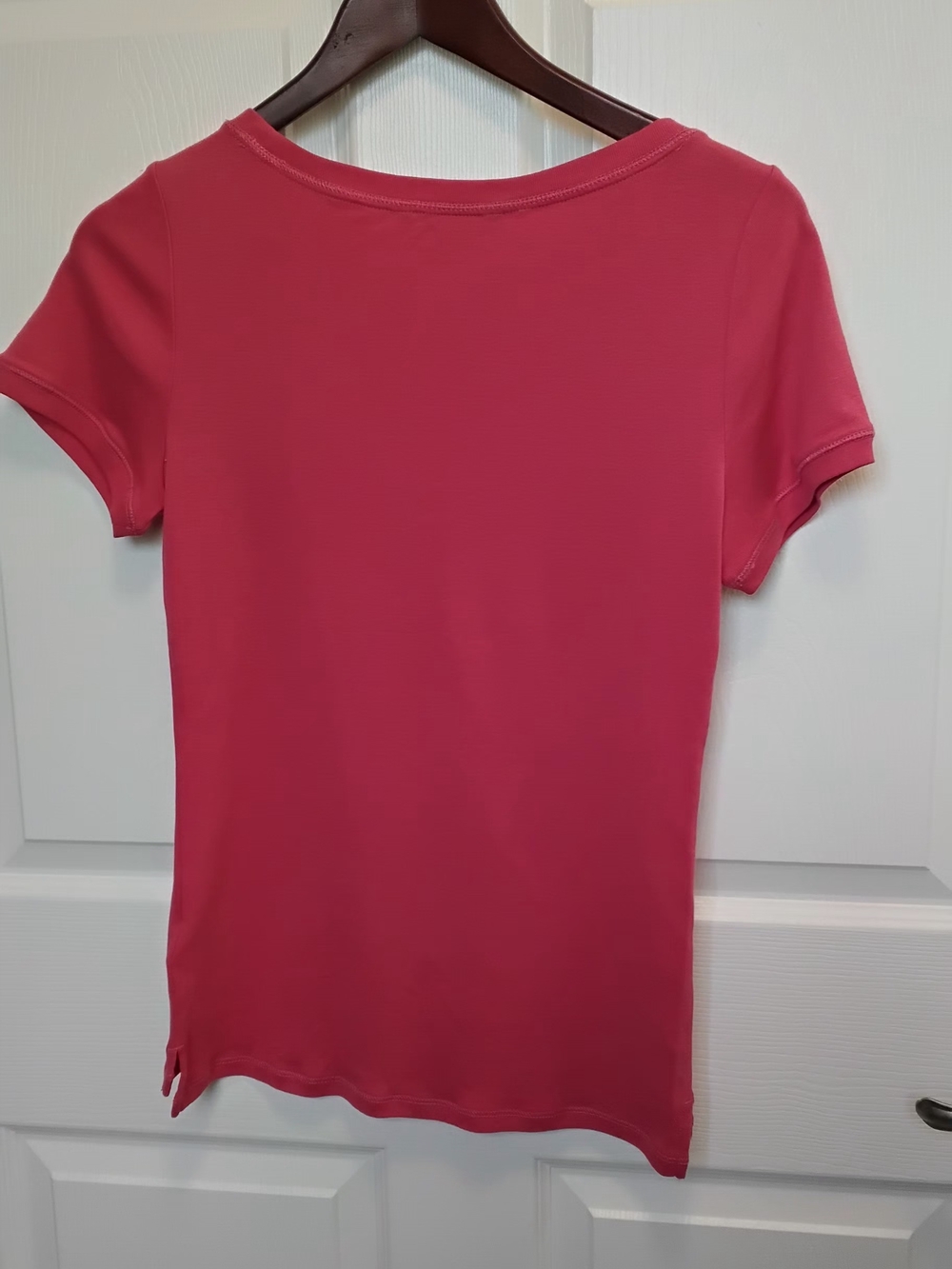 Ralph Lauren Pink Short Sleeve Button-Shoulder Tee Size M - Picture 2 of 5